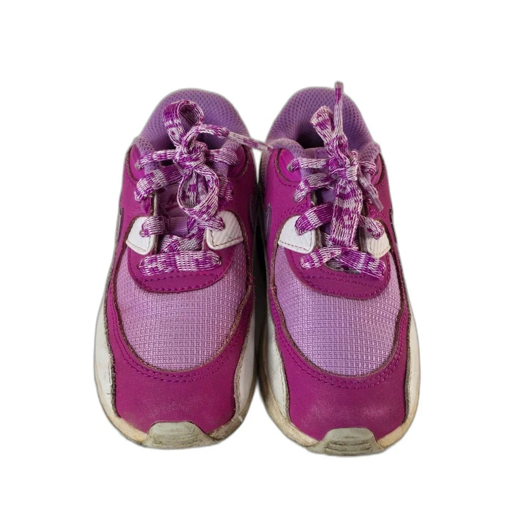 Nike Air Max 90 Pink Running Athletic Shoes Sneakers 724855-500 Size 10c